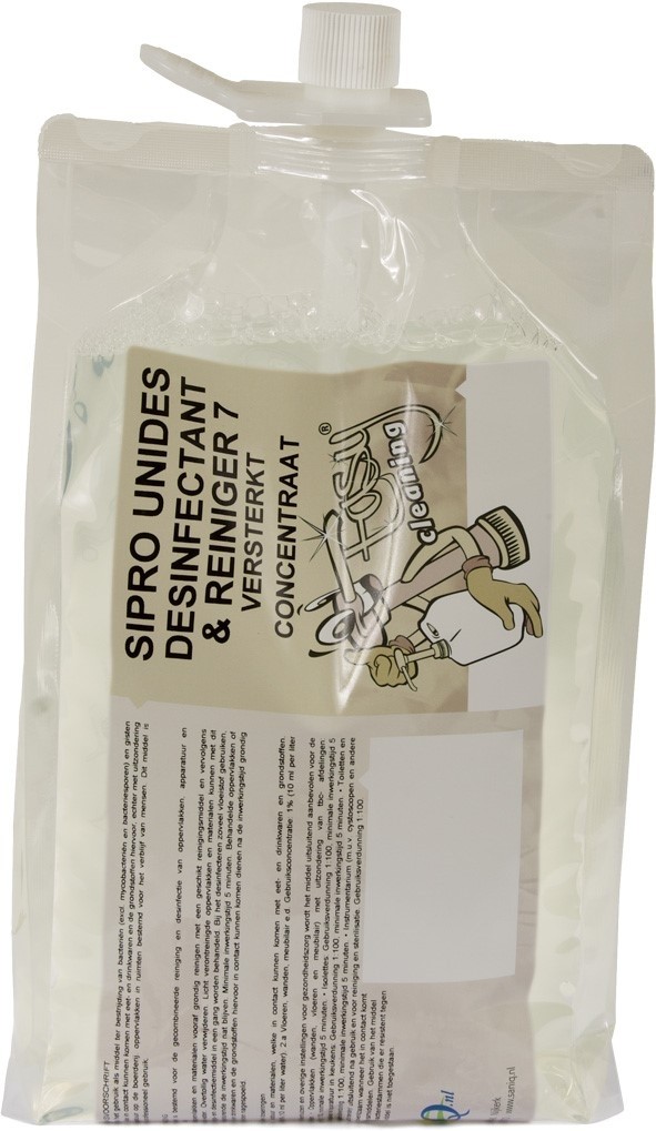 Easy C nr. 7 Desinfectant Sipro Unides, hoog geconcentreerd, inhoud 1800 ml