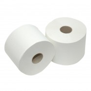 Toiletpapier Compact 100 meter 2-laags hoogwit, 24 rollen ECO