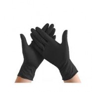 Nitril handschoenen ongepoederd zwart XL